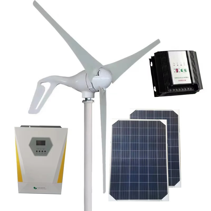 Renewable Energy Wind Solar - 【สินค้าขายดี】ระบบไฮบริดพลังงานลมและพลังงานแสงอาทิตย์ 3KW เครื่องกำเนิดไฟฟ้าพลังงานทดแทนสำหรับบ้าน ช่วงกำลังไฟ 1KW ถึง