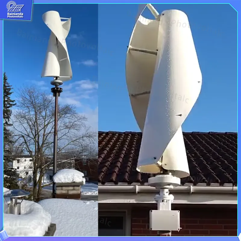 กังหันลมแกนตั้ง 600W 12V เครื่ - Renewable Energy Wind Solar บทวิจารณ์และราคา